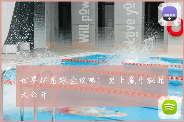 世界杯看球全攻略:史上最牛秘籍大公开